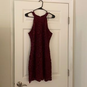 Never worn lulus lace mini dress
